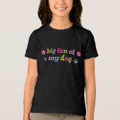 Grote fan van mijn hond Tri-Blend shirt (Voorkant)