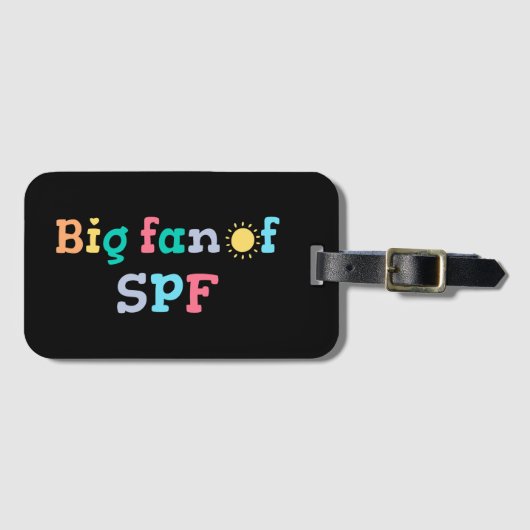 Grote fan van SPF Bagagelabel (Voorkant (horizontaal))