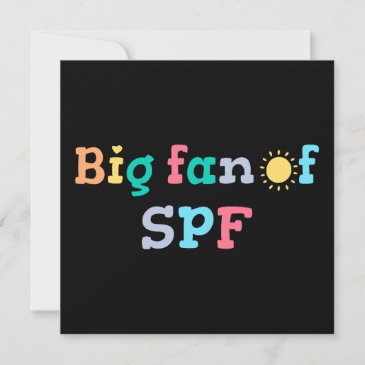 Grote fan van SPF Kaart (Voorkant)