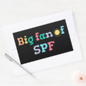 Grote fan van SPF Rechthoekige Sticker (Envelop)