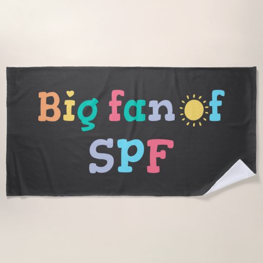 Grote fan van SPF Strandlaken (Voorkant)
