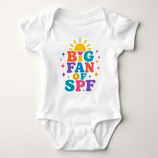 Grote fan van SPF zomerzonbescherming Romper (Voorkant)