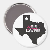 Grote Fancy Texaanse Advocatenmagneet Magneet (Voorkant / Achterkant)