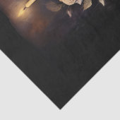 Grote Fantasy Gotische Bloemen Kaarsen Decoupage Tissuepapier (Detail)