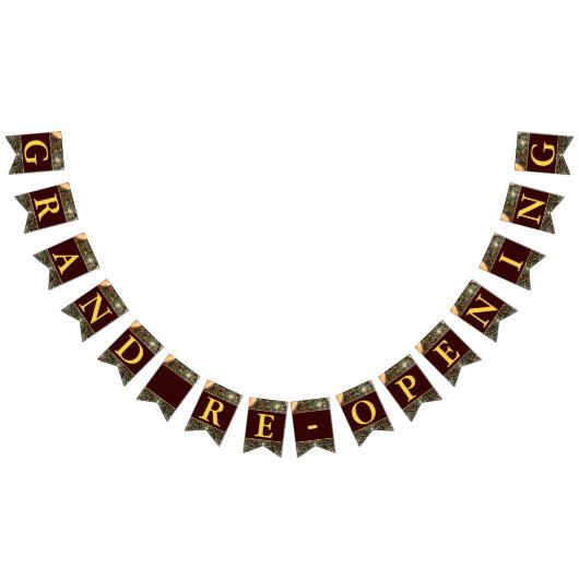 Grote Faux Gold Glitter-ballonnen opnieuw openen Vlaggetjes (Alle)