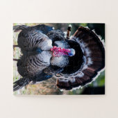 Grote feestelijke Thanksgiving Turkije Legpuzzel (Horizontaal)