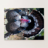 Grote feestelijke Thanksgiving Turkije Legpuzzel (Horizontaal)