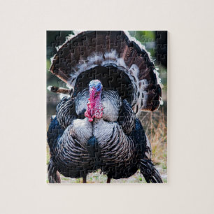 Grote feestelijke Thanksgiving Turkije Legpuzzel