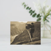 Grote filmcamera met Canyon-fotograaf Briefkaart (Staand voorkant)