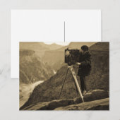 Grote filmcamera met Canyon-fotograaf Briefkaart (Voorkant / Achterkant)