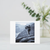 Grote filmcamera met Canyon-fotograaf Briefkaart (Staand voorkant)