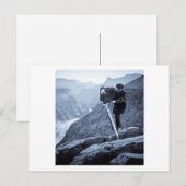 Grote filmcamera met Canyon-fotograaf Briefkaart (Voorkant / Achterkant)