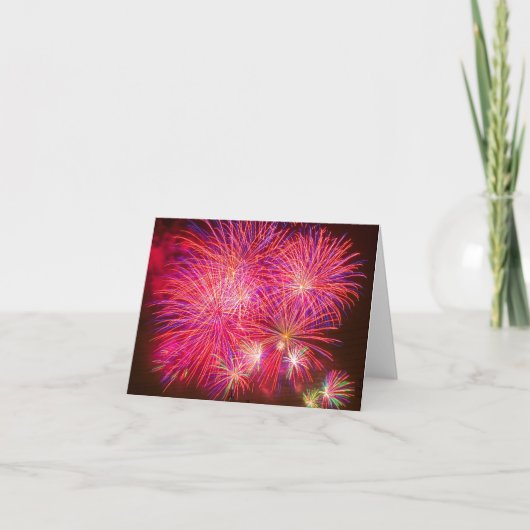 Grote finale vuurwerk kaart (Voorkant)