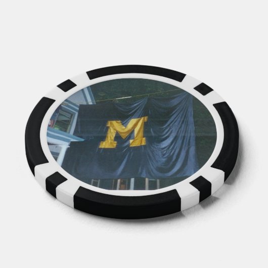 Grote Flag Poker Chip (Enkel)