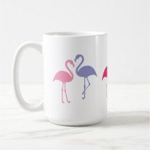 Grote Flamingo Beeldjes 15 oz. Mok