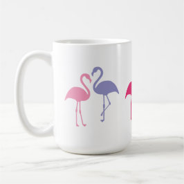 Grote Flamingo Beeldjes 15 oz. Mok