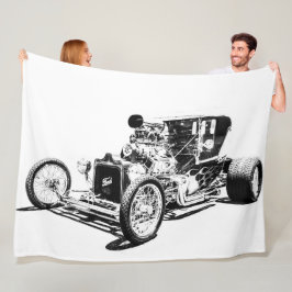 Grote Fleece Deken Hot Rod