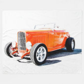 Grote Fleece Deken Hot Rod (Voorkant (Horizontaal))