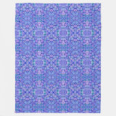 Grote Fleece deken Lavendel Hydrangea patroon (Voorkant)