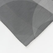 Grote Fleece deken, modern, abstract, grijs (Hoek)