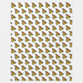 Grote Fleece Deken Monarch Side Uitzicht (Voorkant)