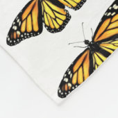 Grote fleece deken monarchen. (Hoek)