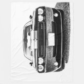 Grote fleece deken Muscle Car (Voorkant)