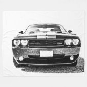 Grote fleece deken Muscle Car (Voorkant (Horizontaal))