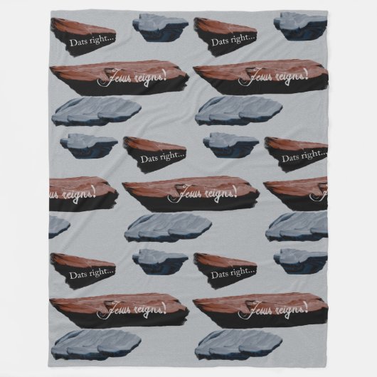 Grote fleece deken: Stone's Throw (Voorkant)