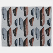 Grote fleece deken: Stone's Throw Deken (Voorkant (Horizontaal))