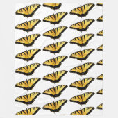 Grote fleece deken tijger slik (Voorkant)