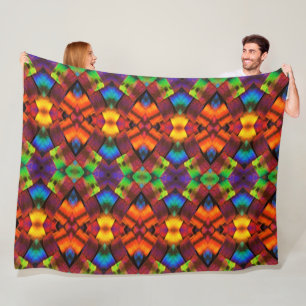 Grote fleece deken vlinderschalen