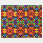 Grote fleece deken vlinderschalen (Voorkant (Horizontaal))