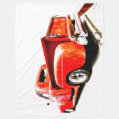 Grote Fleece Deken Vrachtwagen (Voorkant)