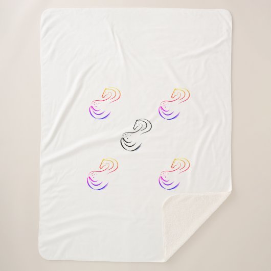 Grote fleece schuur deken (Voorkant)