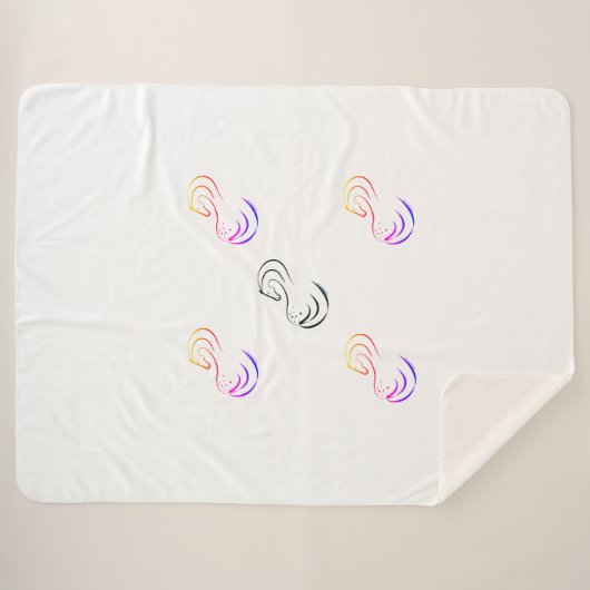 Grote fleece schuur deken (Voorkant (horizontaal))