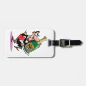 Grote fles champagne-Bagagelabels Bagagelabel (Voorkant horizontaal)