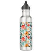 Grote fles met gepersonaliseerd Floral (Links)