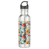 Grote fles met gepersonaliseerd Floral (Voorkant)