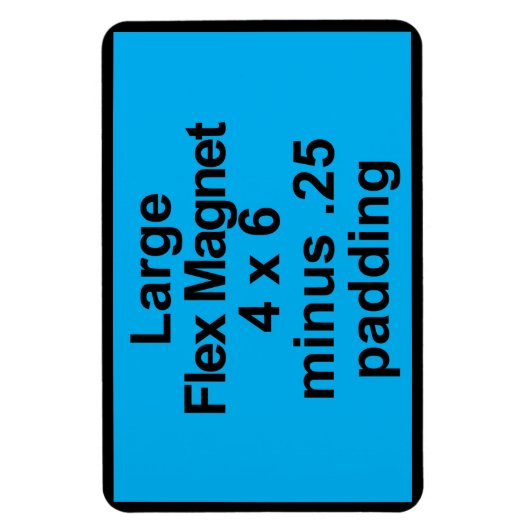 Grote Flex Magnet Sjabloon Vertical Fit Black BG Magneet (Verticaal)