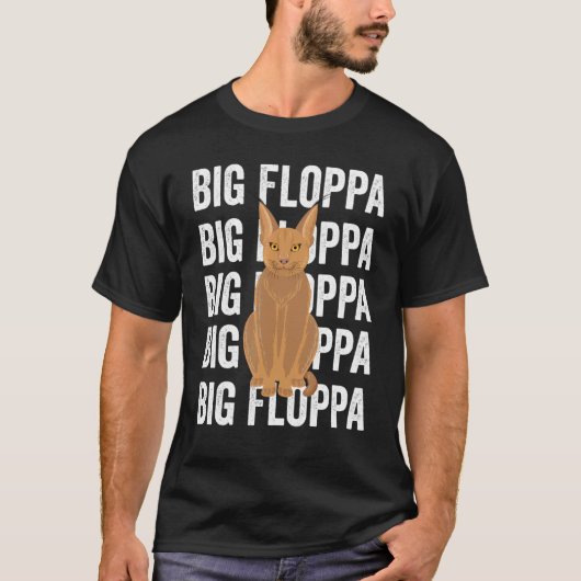 Grote Floppa Caracal Kat Meme_5 T-shirt (Voorkant)