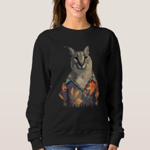 Grote Floppa Meme kat Schattig grappige Caracal Ka Trui