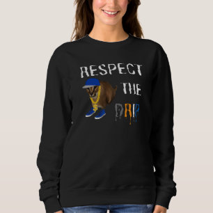 Grote Floppa Respecteer De Drip Caracal Kat Meme Trui