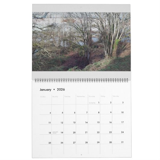 Grote Flora en fauna "Downyland" Kalender (Jan 2026)