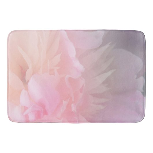 Grote Floral Blush Bath Mat (Voorkant)
