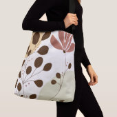 Grote Floral Cross-Body Canvas tas (Dichtbij)