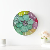 Grote  "Flowers Ink" Grote Klok (Huis)