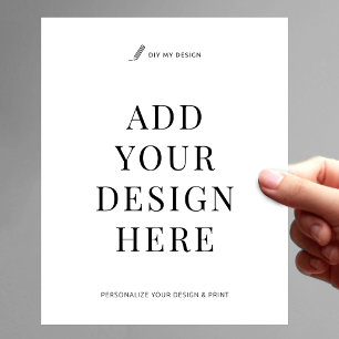 Grote Flyer Afdrukken 8.5x11" Zakelijke Platte Fol