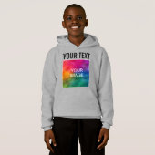 Grote Font Tekst Sjabloon Kinder Jongens Trendy (Voorkant volledig)