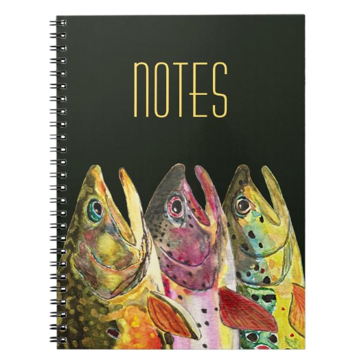 Grote Forel Fly Fisherman's Notitieboek (Voorkant)
